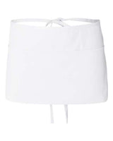 Q-Tees Q2115 Waist Apron with Pockets #color_White