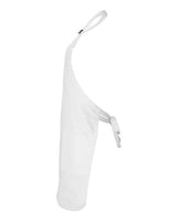 Q-Tees Q4350 Full-Length Apron with Pockets #color_White