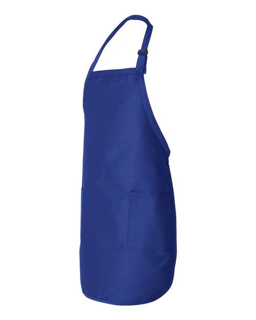 Q-Tees Q4350 Full-Length Apron with Pockets #color_Royal
