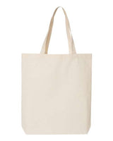 Q-Tees QTBG 12L Economical Tote #color_Natural