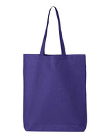 Q-Tees QTBG 12L Economical Tote #color_Purple