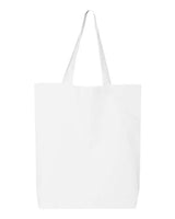 Q-Tees QTBG 12L Economical Tote #color_White