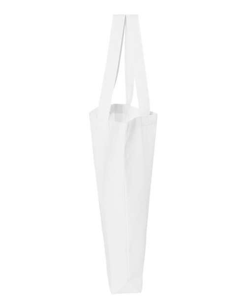 Q-Tees QTBG 12L Economical Tote #color_White