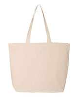Q-Tees Q611 25L Zippered Tote #color_Natural