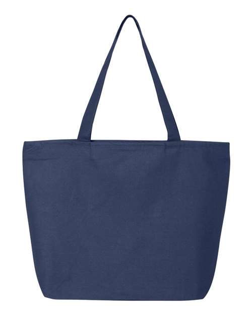 Q-Tees Q611 25L Zippered Tote #color_Navy
