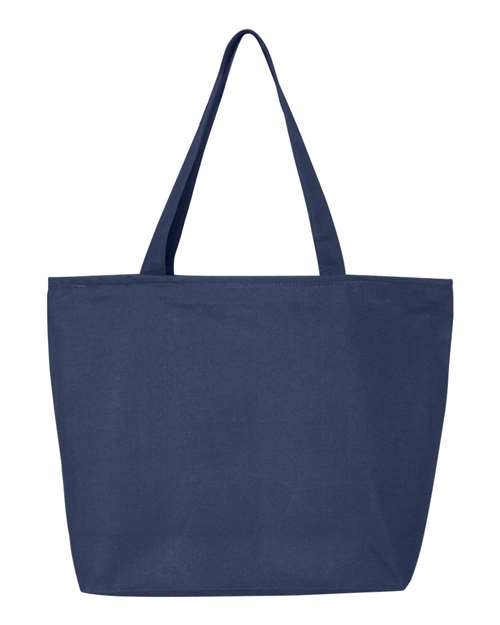 Q-Tees Q611 25L Zippered Tote #color_Navy