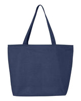Q-Tees Q611 25L Zippered Tote #color_Navy