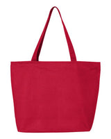 Q-Tees Q611 25L Zippered Tote #color_Red