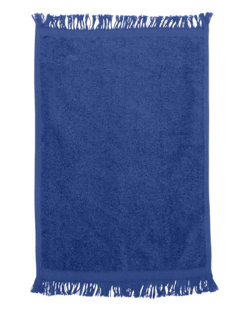 Q-Tees T100 Fringed Fingertip Towel #color_Royal