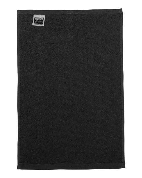Q-Tees T18 Budget Rally Towel #color_Black