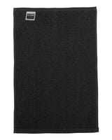 Q-Tees T18 Budget Rally Towel #color_Black