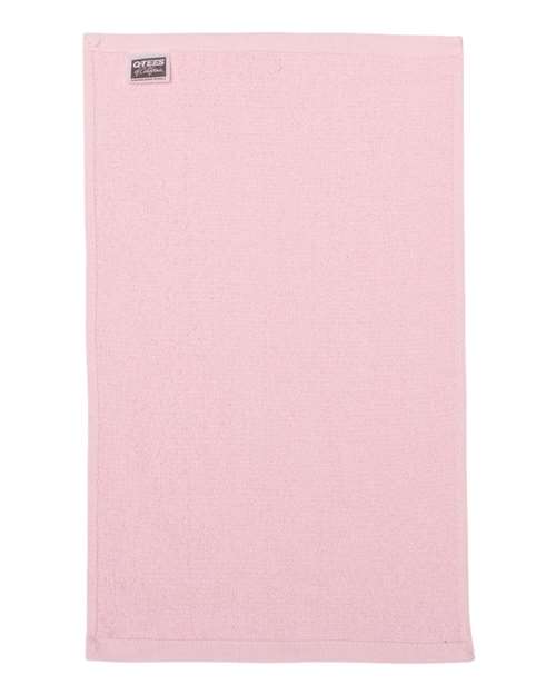 Q-Tees T18 Budget Rally Towel #color_Light Pink