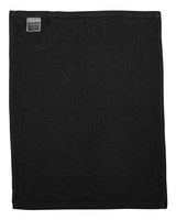 Q-Tees T600 Hemmed Fingertip Towel #color_Black