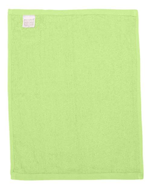 Q-Tees T600 Hemmed Fingertip Towel #color_Lime