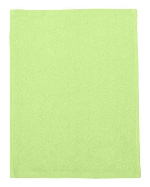 Q-Tees T600 Hemmed Fingertip Towel #color_Lime