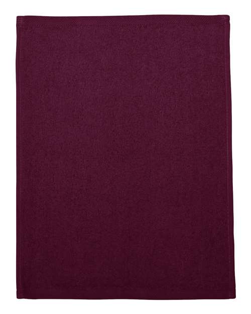 Q-Tees T600 Hemmed Fingertip Towel #color_Maroon