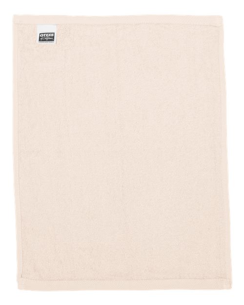Q-Tees T600 Hemmed Fingertip Towel #color_Natural