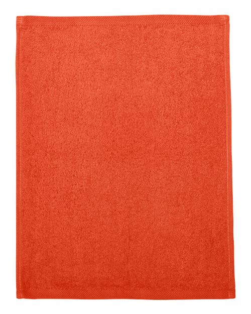 Q-Tees T600 Hemmed Fingertip Towel #color_Orange