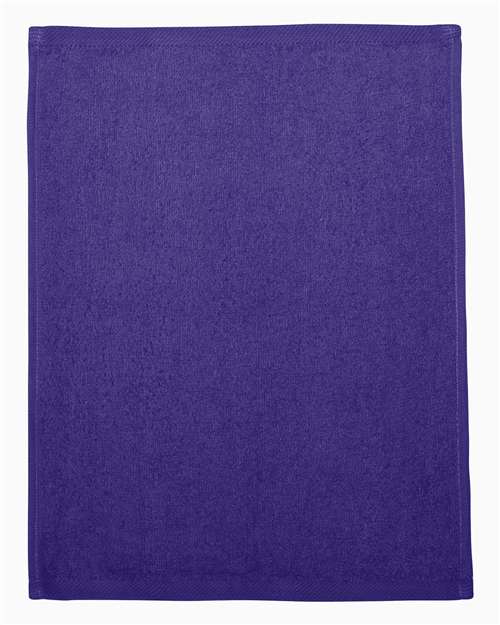 Q-Tees T600 Hemmed Fingertip Towel #color_Purple