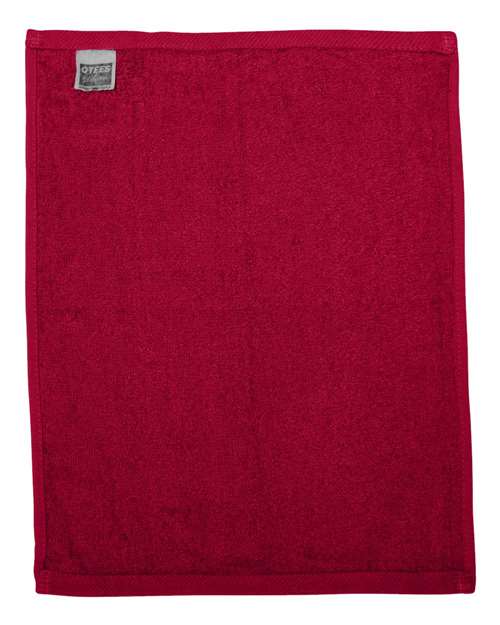 Q-Tees T600 Hemmed Fingertip Towel #color_Red