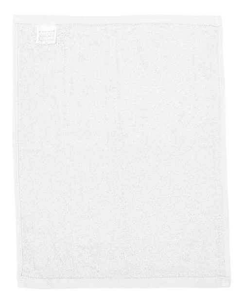 Q-Tees T600 Hemmed Fingertip Towel #color_White