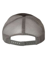 Richardson 111 Garment-Washed Trucker Cap #color_Black/ Charcoal