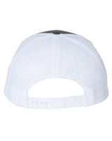 Richardson 112 Snapback Trucker Cap #color_Charcoal/ White