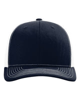 Richardson 112 Snapback Trucker Cap #color_Navy/ White