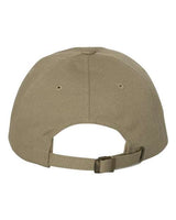 Yupoong 6245CM Adult Low-Profile Cotton Twill Dad Cap #color_KHAKI