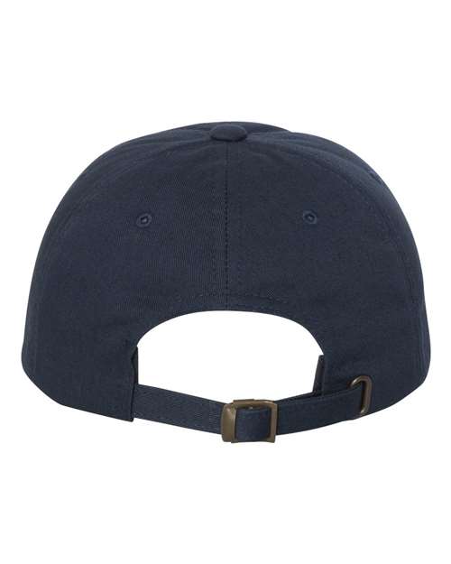 Yupoong 6245CM Adult Low-Profile Cotton Twill Dad Cap #color_NAVY