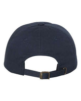 Yupoong 6245CM Adult Low-Profile Cotton Twill Dad Cap #color_NAVY