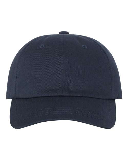 Yupoong 6245CM Adult Low-Profile Cotton Twill Dad Cap #color_NAVY
