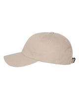 Yupoong 6245CM Adult Low-Profile Cotton Twill Dad Cap #color_STONE