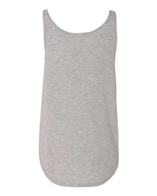 Bella + Canvas B8802 Ladies' Flowy Side Slit Tank #color_ATHLETIC HEATHER