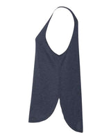 Bella + Canvas B8802 Ladies' Flowy Side Slit Tank #color_HEATHER NAVY