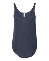 Bella + Canvas B8802 Ladies' Flowy Side Slit Tank #color_HEATHER NAVY