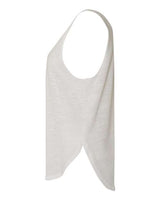 Bella + Canvas B8802 Ladies' Flowy Side Slit Tank #color_WHITE SLUB