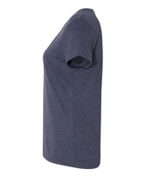 Hanes 42VT Ladies' X-Temp Triblend V-Neck T-Shirt #color_NAVY TRIBLEND