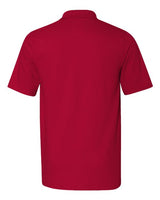 Hanes 055P Men's 6.5 oz. X-Temp Piqu Short-Sleeve Polo with Fresh IQ #color_DEEP RED