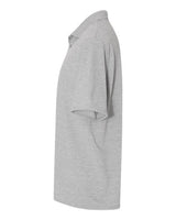 Hanes 055P Men's 6.5 oz. X-Temp Piqu Short-Sleeve Polo with Fresh IQ #color_LIGHT STEEL