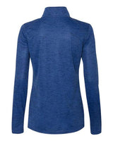 Badger 4173 Women’s Tonal Blend Quarter-Zip Pullover #color_Royal Tonal Blend