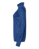Badger 4173 Women’s Tonal Blend Quarter-Zip Pullover #color_Royal Tonal Blend
