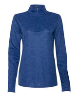 Badger 4173 Women’s Tonal Blend Quarter-Zip Pullover #color_Royal Tonal Blend