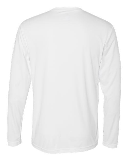 Hanes 482L Adult Cool DRI with FreshIQ Long-Sleeve Performance T-Shirt #color_WHITE