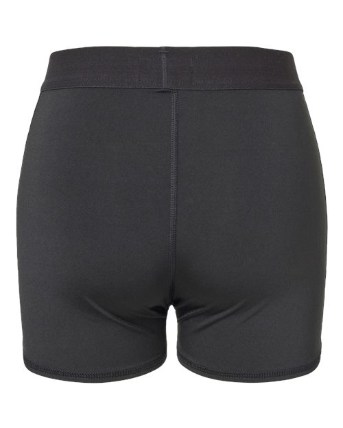 "Badger 4629 Women’s 3" Pro-Compression Shorts #color_Black"