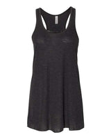 Bella + Canvas B8800 Ladies' Flowy Racerback Tank #color_BLACK HEATHER