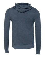 Bella + Canvas 3719 Unisex Sponge Fleece Pullover Hooded Sweatshirt #color_HEATHER NAVY