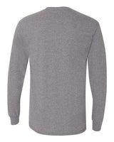 Gildan G840 Adult 50/50 Long-Sleeve T-Shirt #color_GRAPHITE HEATHER