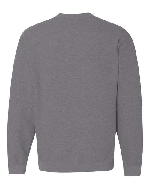 Gildan G180 Adult Heavy Blend 50/50 Fleece Crew #color_GRAPHITE HEATHER