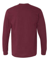Gildan G540 Adult Heavy Cotton Long-Sleeve T-Shirt #color_MAROON